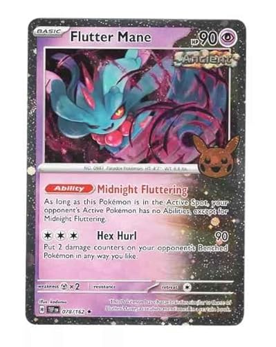 Pokemon Flutter Mane 078 - Trick or Trade 2024 - Cosmos Holo - Halloween Promo von Pokémon