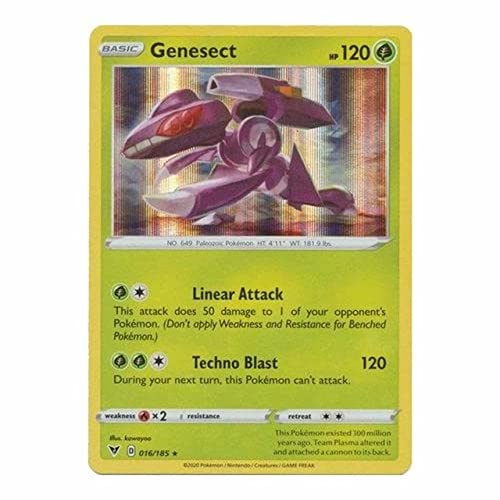 Pokemon GENESECT 16/185 Holo lebendige Spannung von Pokémon