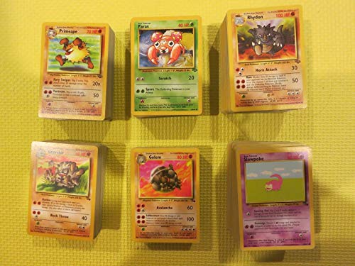 Pokemon GO TCG Karten der 1. Generation, Basis, Dschungel, Fossil-Team, Rakete, häufig und ungewöhnlich, 40 Stück von Pokémon