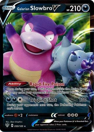 Pokemon Galarian Slowbro V – 099/189 – Ultra Rare Sword & Shield: Darkness Ablaze Singles von Pokémon