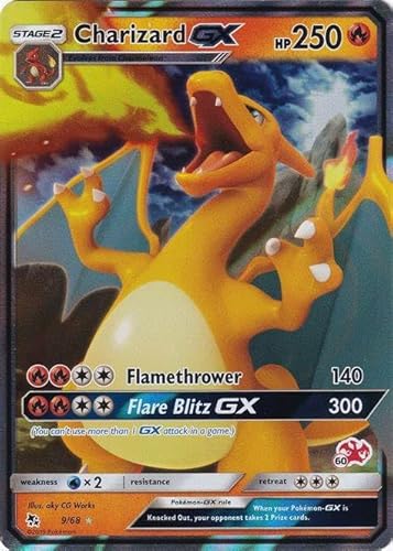 Pokemon - Glurak GX - 9/68 - Hidden Fates - Battle Academy Exclusive - gestempelt von Pokémon