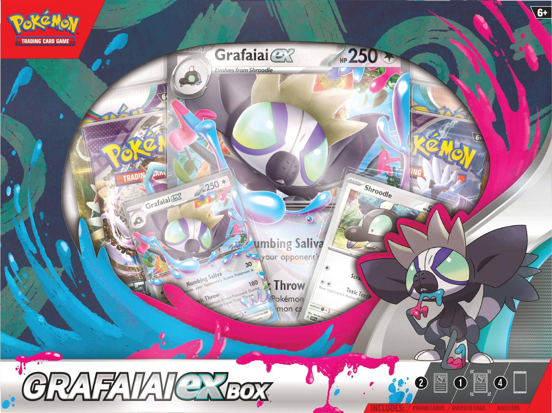 Pokémon Grafaiai EX Box Sammelkarten Pokémon Grafaiai EX Box Sammelkarten von Pokémon