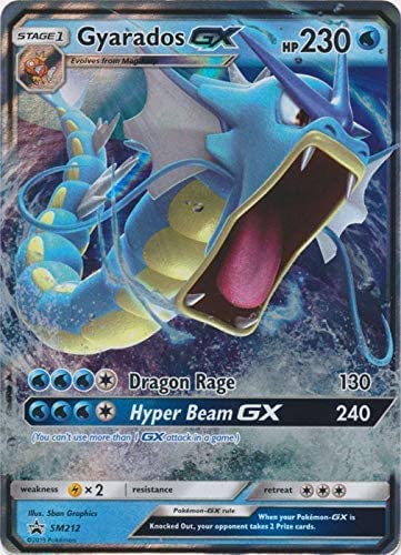 Pokémon Gyarados GX Sammelkarte - SM212 - SM Black Star Promo - Hidden Fates - 1 Stück von Pokémon