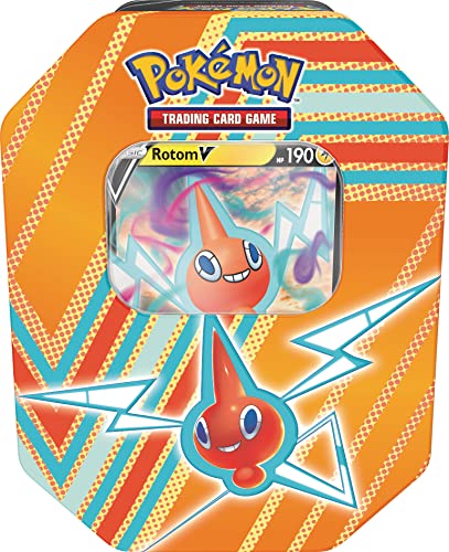 Pokémon Hidden Potential Tin Rotom V-Dose (1 Folienkarte und 4 Booster-Packs) von Pokémon