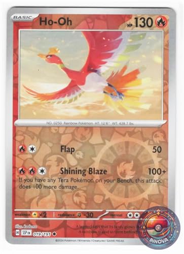 Pokemon - Ho-oh 019/191 - Surging Sparks - Reverse Foil - Einzelkarte von Pokémon