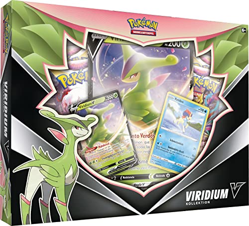 Pokémon-Sammelkartenspiel: Kollektion Viridium-V (2 holografische Promokarten, 1 überdimensionale holografische Karte & 4 Boosterpacks) von Pokémon