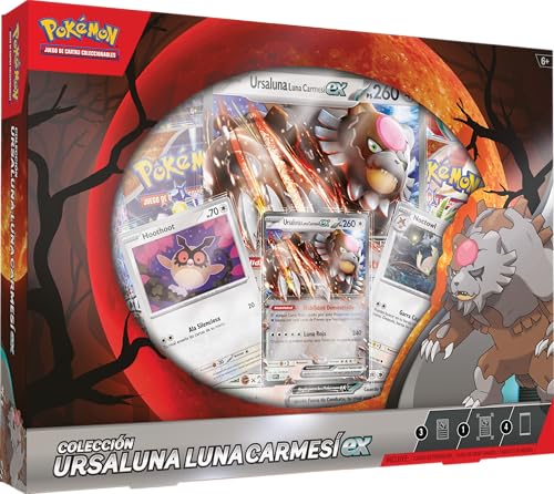 Pokémon-Sammlung: Ursaluna Mond Purpur Ex (4 holografische Karten und 4 Sammelkarten-Erweiterungspackungen) von Pokémon