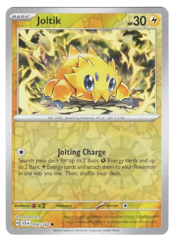 Pokemon - Joltik 050/142 - Stellar Crown Reverse Foil - Einzelkarte von Pokémon