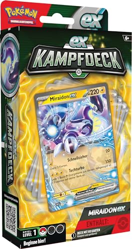 Pokémon-Sammelkartenspiel: Kampfdeck Miraidon-ex (sofort spielbares Deck mit 60 Karten) von Pokémon