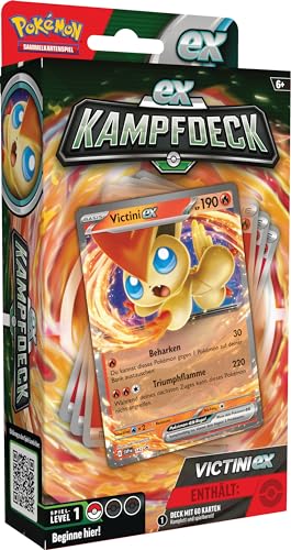 Pokémon-Sammelkartenspiel: Kampfdeck Victini-ex (sofort spielbares Deck mit 60 Karten) von Pokémon