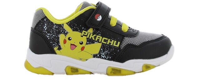 Pokémon Kinder Sneaker, Black/Light Grey, 24, Kinderschuhe von Pokémon