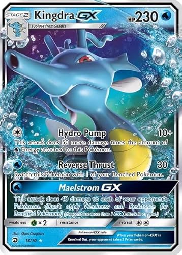 Pokemon Kingdra GX - 18/70 - Dragon Majesty - Holo Foil Card von Pokémon