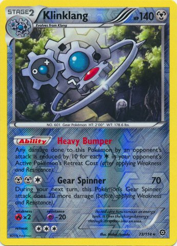 Pokemon - Klinklang (73/114) - XY Steam Siege - Reverse Holo von Pokemon