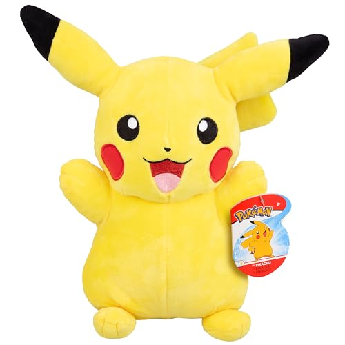 Pokemon Kuscheltier XXL Pikachu 30 cm – Pokemon Plüschtier – Neue 2022 – Pokemon Plush - Offiziell Lizenziertes Pokemon Spielzeug von Pokémon