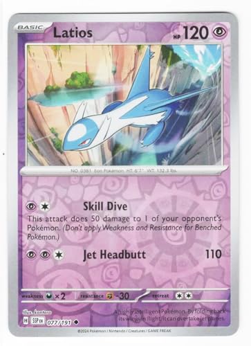 Pokemon - Latias 077/191 - Surging Sparks - Reverse Foil - Einzelkarte von Pokémon