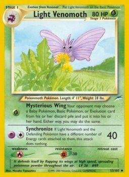 Pokemon - Light Venomoth (53) - Neo Destiny von Pokémon