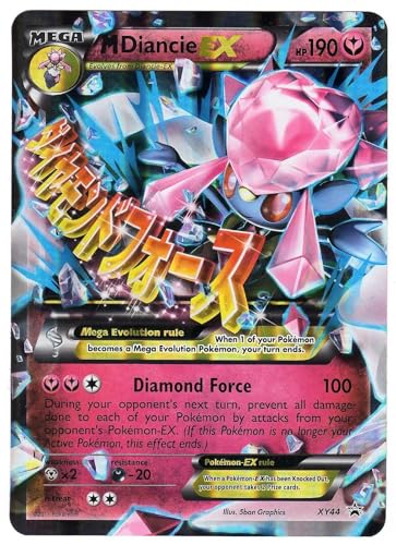 Pokemon M Diancie EX XY44 Black Star Promo, Holo Foil Jumbo Sammelkarte von Pokémon