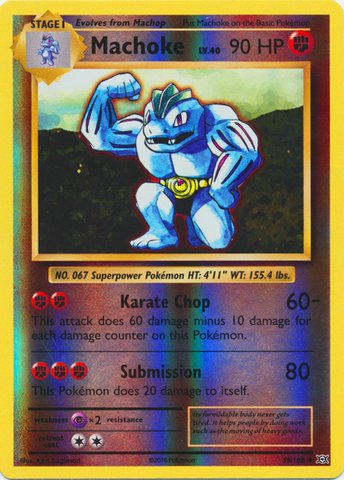 Pokemon - Machoke (58/108) - XY Evolutions - Reverse Holo von Pokémon