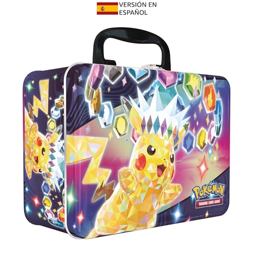 Pokémon Sammelkartenspiel Koffer (3 holografische Promo-Karten, 6 Booster-Packs, 1 Terapagos Münze, 4 Aufkleberbögen, 1 Minialbum, Metallkoffer) von Pokémon