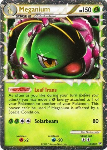 Pokemon - Meganium (HeartGold & SoulSilver 109) (HGSS08) - HGSS Black Star Promos von Pokémon