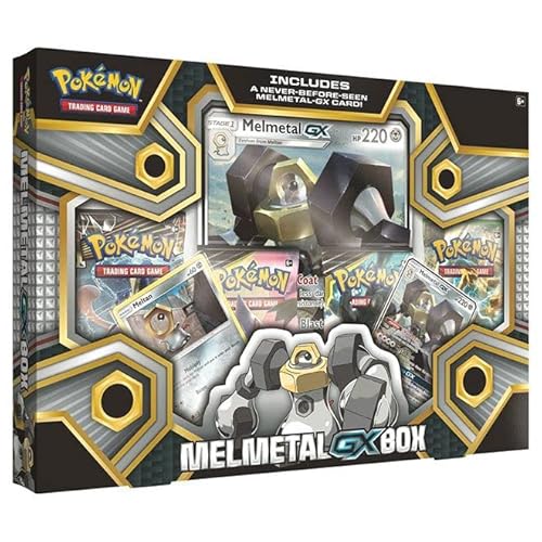 Pokemon – Melmetal GX Box – 4 Booster Packs – 3 Promo-Karten – selten von Pokémon