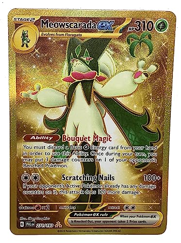 Pokemon - Meowscarada ex 271/193 - Paldea Evolved - Gold Secret Rare Karte von Pokémon