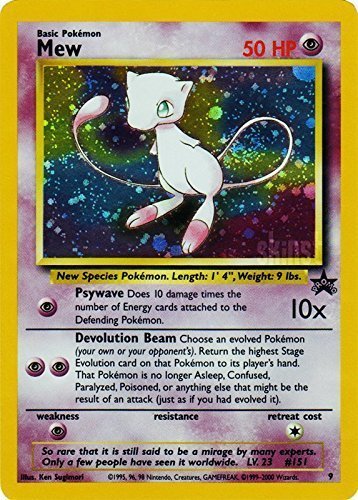 Pokemon - Mew Blackstar Holo Promo #9 - Wizards Black Star Promos - Holo von Pokémon