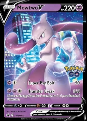 Pokemon - Mewtwo V -SWSH223 - Black Star Promo - Pokemon Go von Pokémon