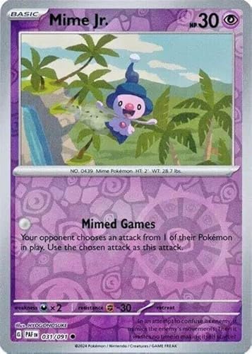 Pokemon - Mime jr 031/091 - Paldean Fates - Reverse Foil - Einzelkarte von Pokémon