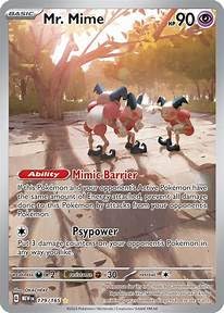 Pokemon - Mr. Mime 179/165 151 - Illustration Art Rare - Einzelkarte von Pokémon