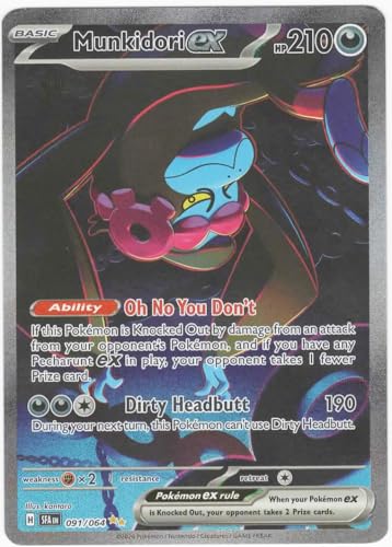 Pokemon Munkidori ex 091/064 - Shrouded Fable - Special Illustration Rare SIR - Einzelkarte von Pokémon