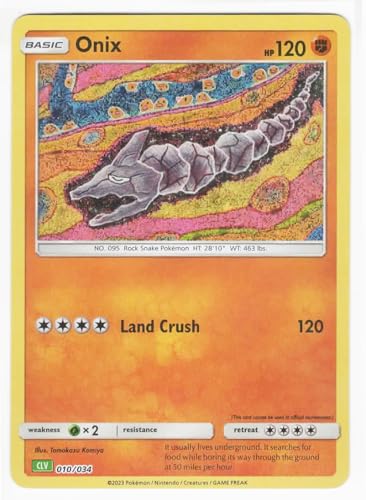 Pokemon - Onix 010/034 CLV - Classic Collection - Promo Holo Folienkarte von Pokémon