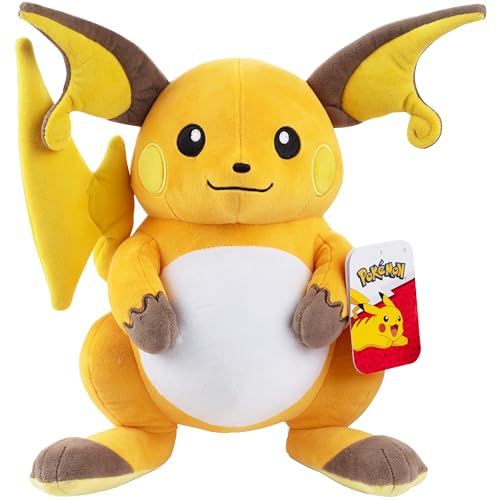 Pokémon PKW1781-30cm Plüsch - Raichu, offizielles Plüsch von Pokémon