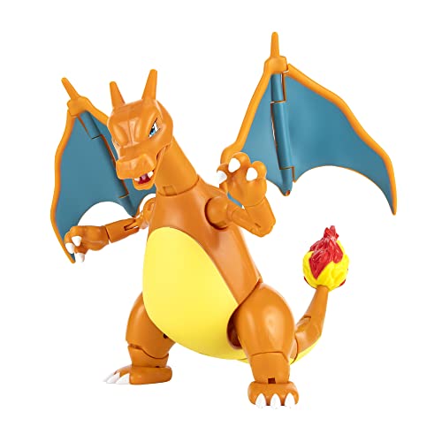 Pokémon PKW2407-15cm Select Figure - Glurak, offizielle bewegliche Figur von Pokémon