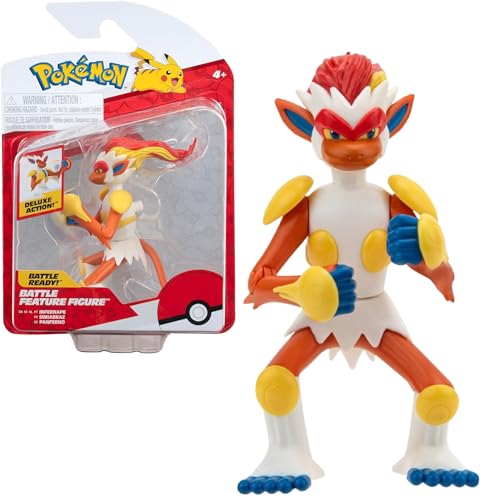 Pokémon Pokemon Figur Infernape Panferno – 11 cm Figuren - Neue Welle 2024 - Offiziell Pokemon Spielzeug von Pokémon