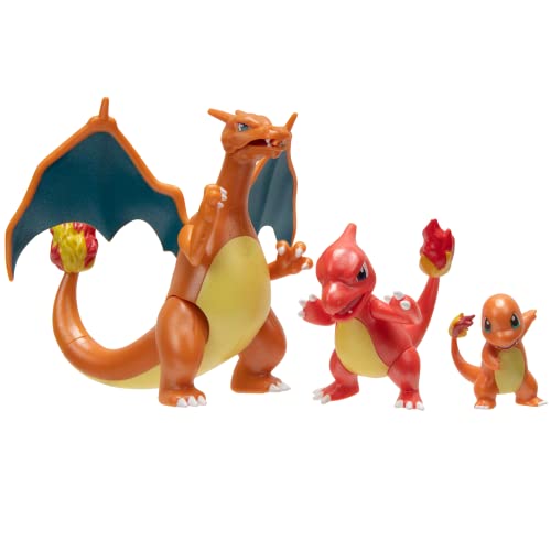 Pokémon PKW2777 - Select Entwicklungs Multipacks - Glumanda, Glutexo, Glurak, offizielles Spielset mit Figuren von Pokémon