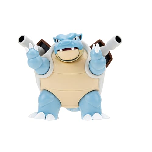 Pokémon PKW3035 - Battle Feature Figure - Turtok, offizielle bewegliche Figuren, 11,5 cm von Pokémon