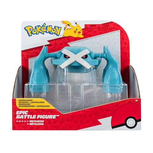 Pokemon PKW3059 - Epic Figure Metagross, offizielle bewegliche Figur, 30 cm von Pokemon