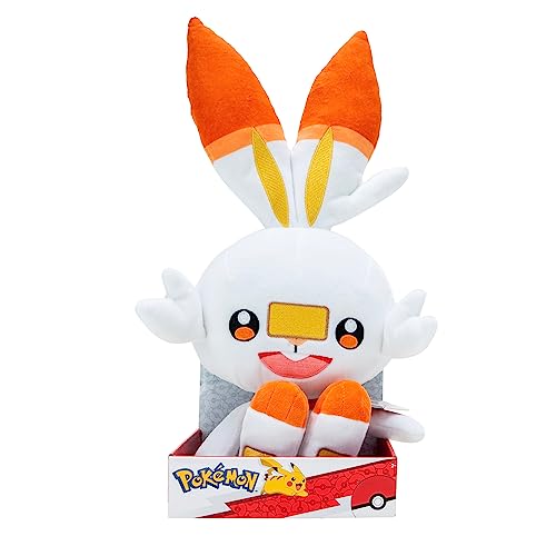 Pokémon PKW3107-30cm Plüsch - Hopplo, offizielles Plüsch von Pokémon