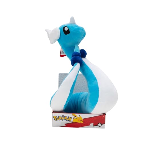 Pokémon PKW3108-30cm Plüsch - Dragonir, offizielles Plüsch von Pokémon