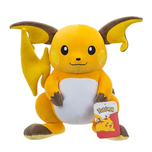 Pokémon PKW3111-30 cm Plüsch – Raichu, offizieller Plüsch von Pokémon