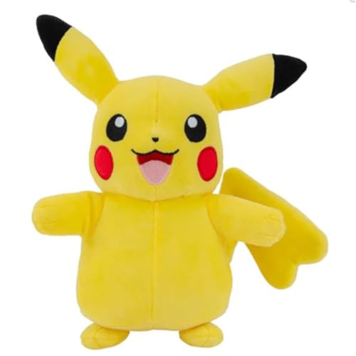 Pokémon PKW3373-20cm Plüsch - weibliches Pikachu, offizielles Plüsch von Pokémon