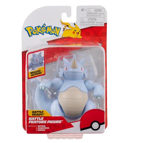 Pokémon PKW3418 - Battle Feature Figure - Rizeros, offizielle bewegliche Figur, 11,5 cm von Pokémon