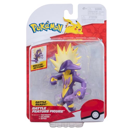 Pokémon PKW3419 - Battle Feature Figure - Riffex, offizielle bewegliche Figur, 11,5 cm von Pokémon