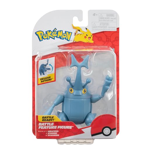 Pokémon PKW3420 - Battle Feature Figure - Skaraborn, offizielle bewegliche Figur, 11,5 cm von Pokémon