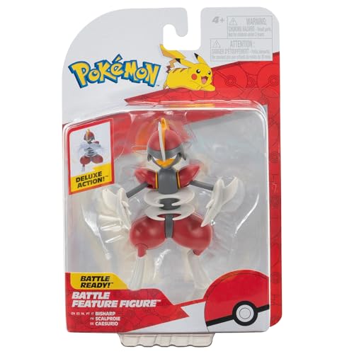 Pokémon PKW3421 - Battle Feature Figure - Caesurio, offizielle bewegliche Figur, 11,5 cm von Pokémon