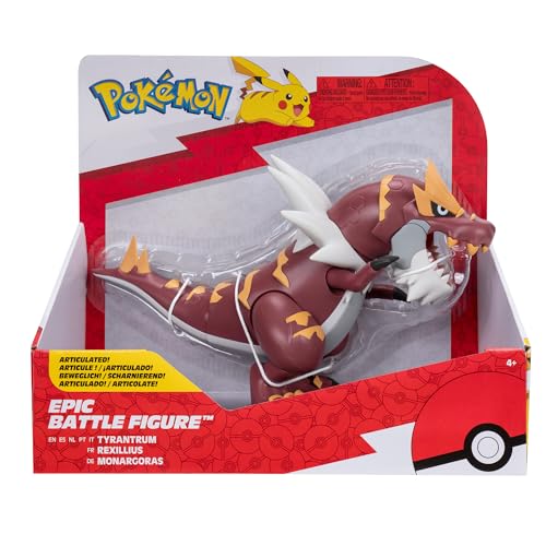 Pokemon PKW3422 - Epic Figure Monargoras, offizielle bewegliche Figur, 30 cm von Pokémon