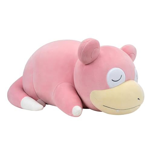 Pokémon PKW3674-45cm Schlafendes Plüsch - Flegmon, offizielles Plüsch von Pokémon