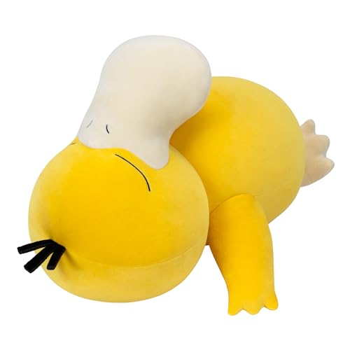 Pokémon PKW3675-45cm Schlafendes Plüsch - Enton, offizielles Plüsch von Pokémon