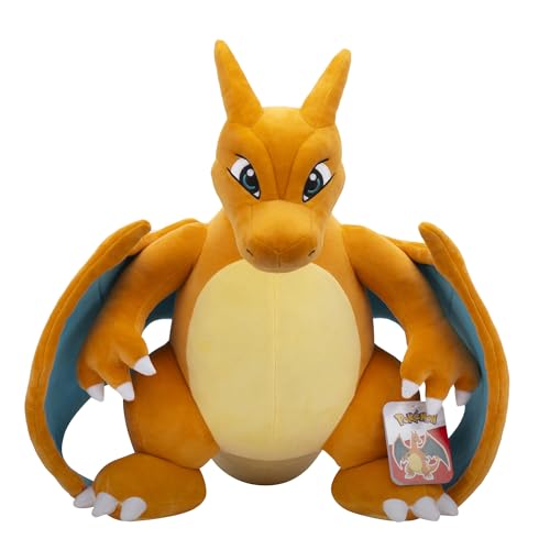 Pokémon PKW3681-60cm Plüsch - Glurak, offizielles Plüsch von Pokémon